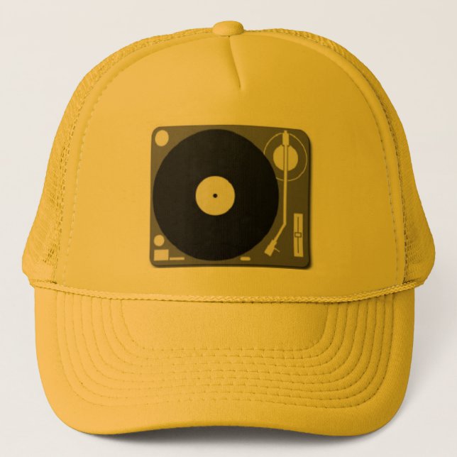 Casquette plaque tournante du DJ (Devant)