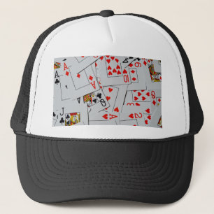 Casquette Plateau De Scatter Jouer Cartes Motif,