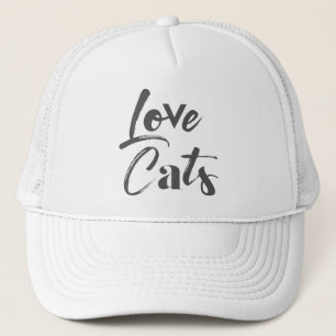 Casquette Playful, joyful, modern, cute design of Love Cats