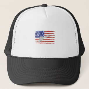 Casquette Plongée Sous-Marine Avec Drapeau Usa-Usa-Drapeau-D