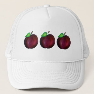 Casquette Plums Ried Été Purple Plum Fruit Imprimer