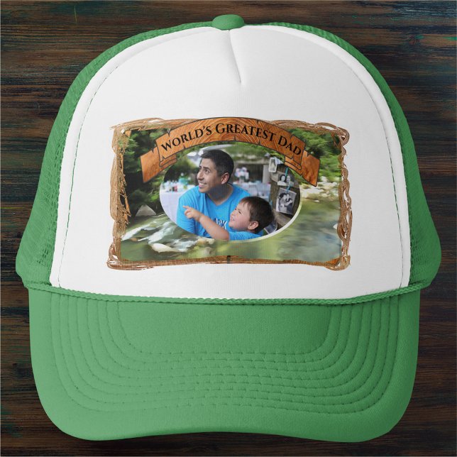 Casquette Plus grande rivière Papa du monde Sud 0365 (Créateur téléchargé)