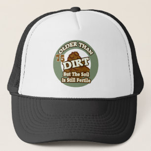 Casquette Plus vieux que les soixante-quinzième cadeaux