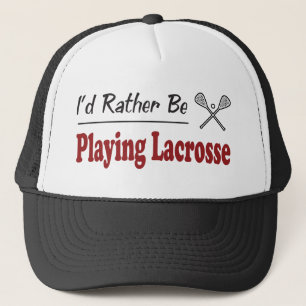 Casquette Plutôt joue à la lacrosse