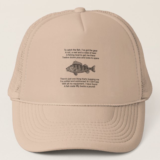Casquette Poème pour le pêcheur (Devant)