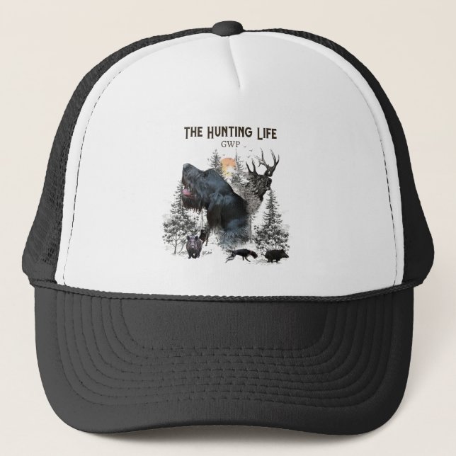 Casquette Pointeur À poils durs allemand (Devant)