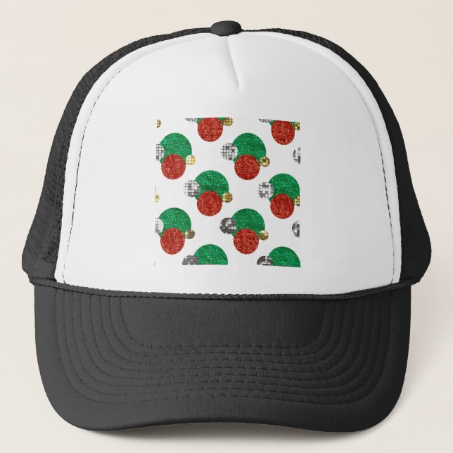 Casquette points de noël séquentiel (Devant)