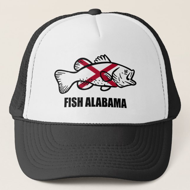 Casquette Poisson Alabama (Devant)