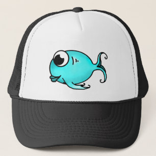 Casquette Poisson bleu