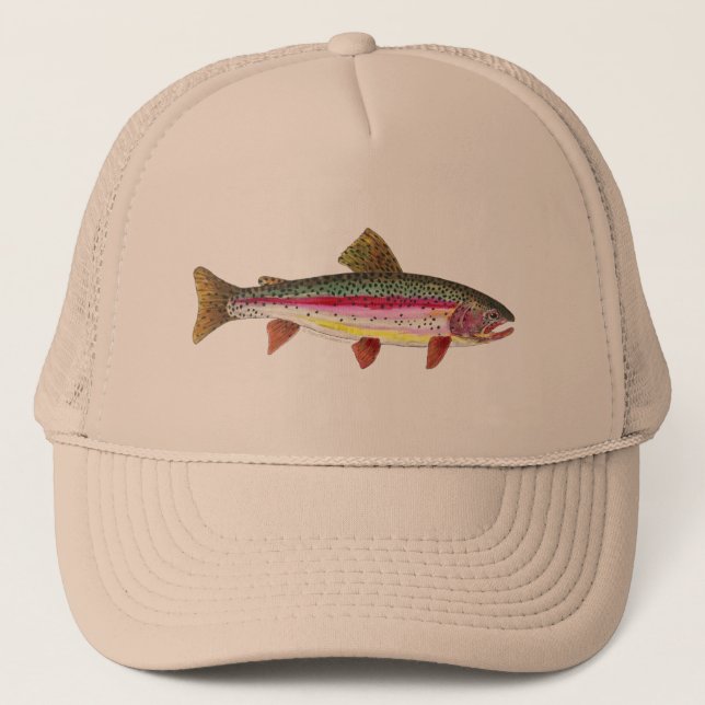 Casquette Poisson de truite arc-en-ciel (Devant)