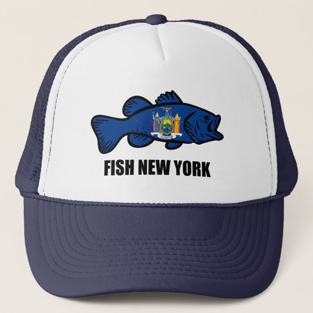 Casquette Poisson New York Bass (Devant)