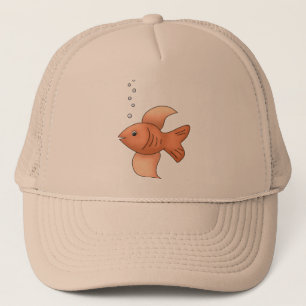 Casquette Poisson rouge