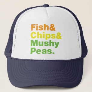 Casquette Poissons & Chips & Pois Musqués.