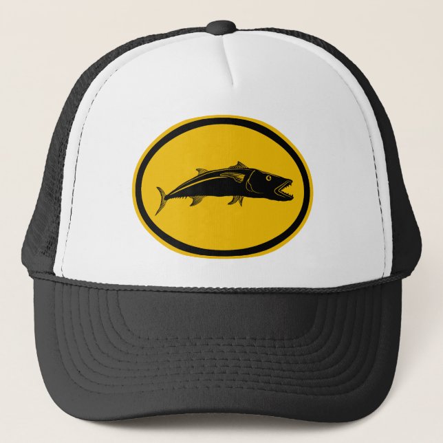 Casquette Poissons de barracuda (Devant)