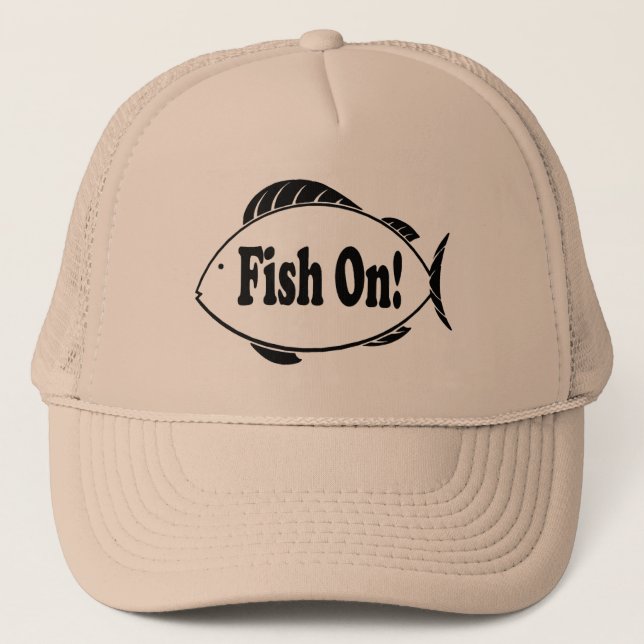 Casquette Poissons dessus (Devant)