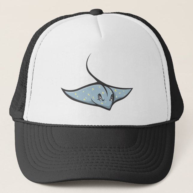 Casquette Poissons sérieux de pastenague (Devant)