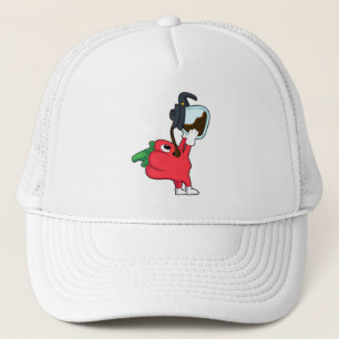 Casquette Poivre avec pot de café