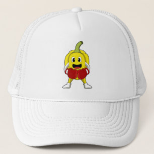 Casquette Poivre en boîte avec gants de boxe