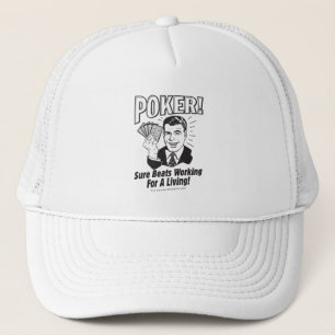 Casquette Poker : Les Beats Travaillent pour Vivre