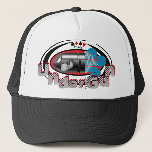 Casquette Poker sous le chapeau de camion de pistolet (Devant)