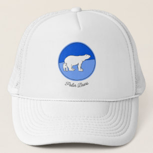 Casquette Polar Bear Mom and Cub Peinture - Wildlife Art