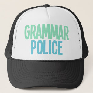 Casquette Police de grammaire