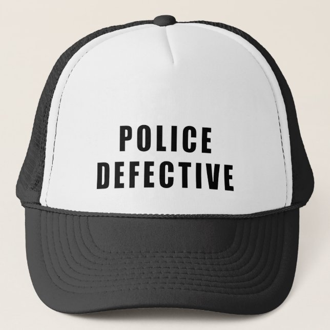 Casquette Police défectueuse - oh là là ! (Devant)