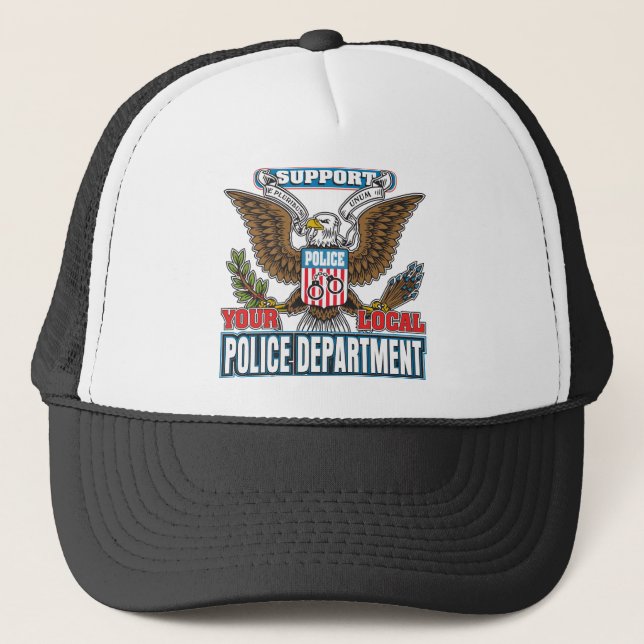 Casquette Police locale de soutien (Devant)
