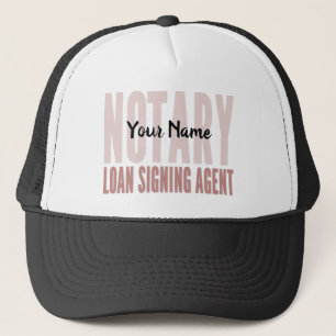 Casquette Police rouge de l'agent de signature de prêt notai