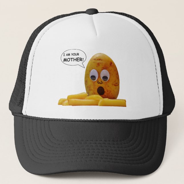 Casquette Pomme de terre drôle (Devant)