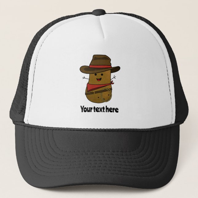 Casquette Pomme de terre personnalisée Cowboy (Devant)