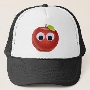 Casquette Pomme, fruit rouge aux yeux de dieu - Personnalisé