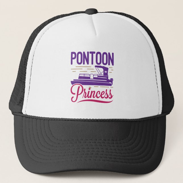 Casquette Pontoon Princess Pontooning Bateau à moteur (Devant)