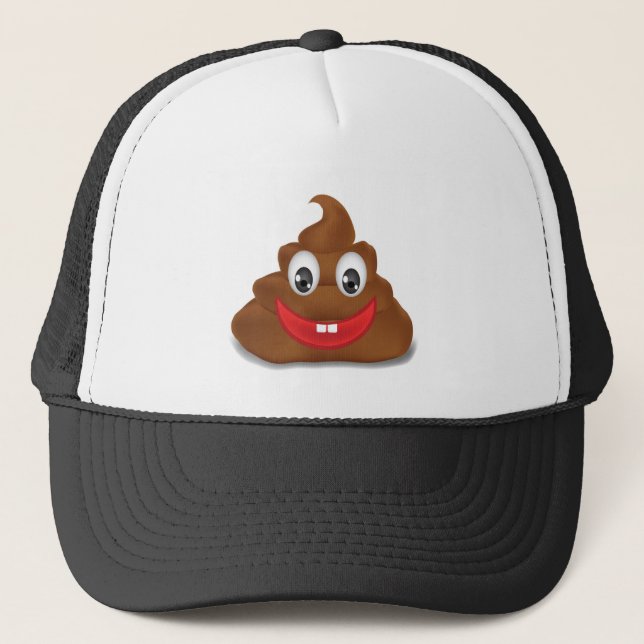 Casquette poo emojis (Devant)