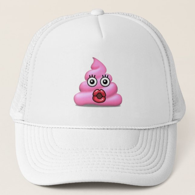 Casquette poop emoji (Devant)