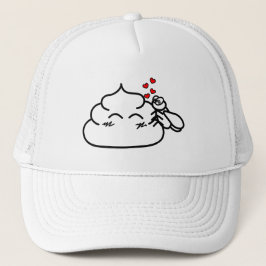 Casquette Poop in Love - Brootsch le PooPoo
