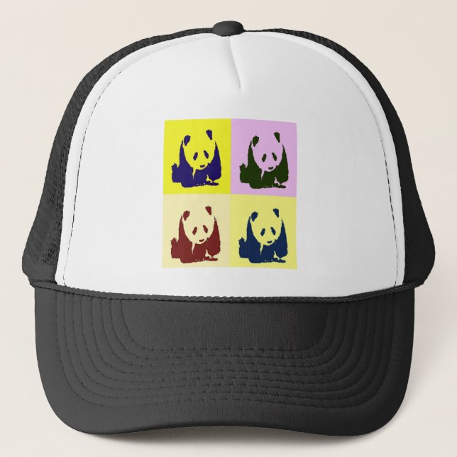 Casquette Pop Art Baby Pandas (Devant)