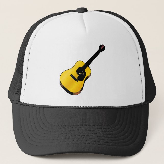 Casquette Pop Art Guitare (Devant)