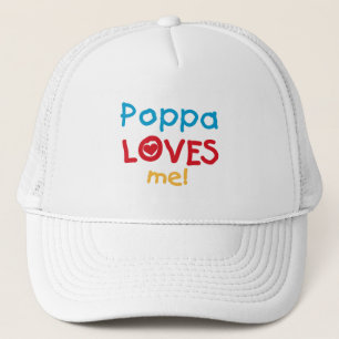 Casquette Poppa m'aime T-shirts et cadeaux