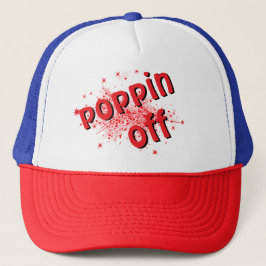 Casquette Poppin off trucker hat