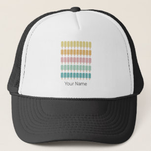 Casquette Popsicles Crème de glace Vintage Conception d'été 