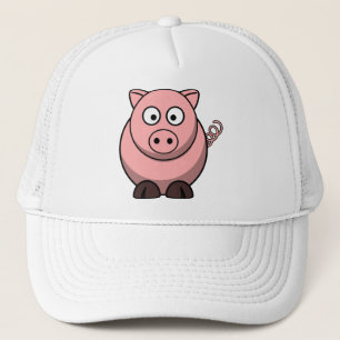 Casquette Porc drôle mignon