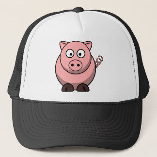 Casquette Porc mignon de bande dessinée