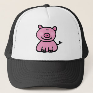 Casquette Porcin rose