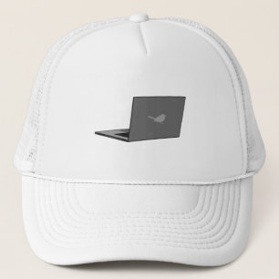 Casquette Portable gris avec logo d'oiseau