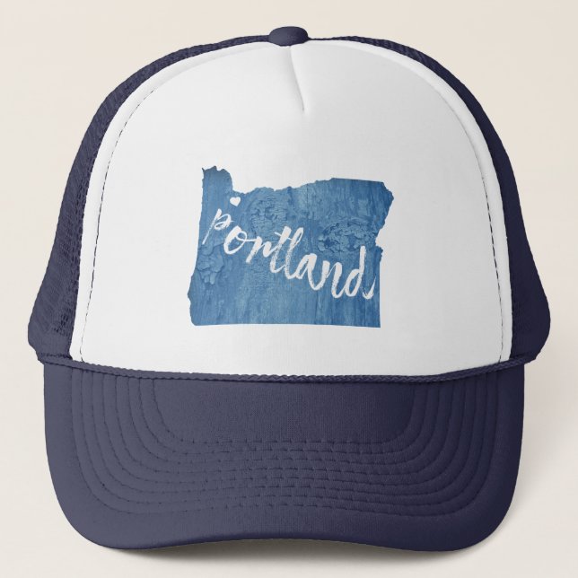 Casquette Portland, Oregon Wood Grain (Devant)