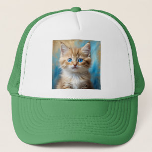 Casquette Portrait de chat adorable