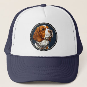 Casquette Portrait de chien mettant l'accent sur les détails