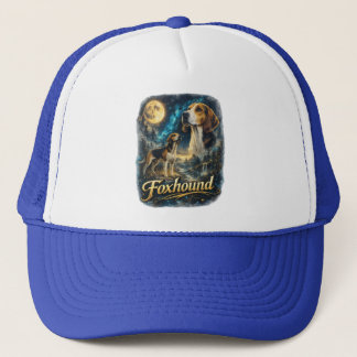 Casquette Portrait de Foxhound – Noble Chien de Chasse
