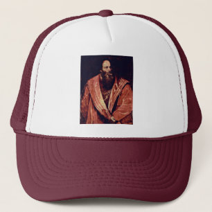 Casquette Portrait de Pietro Aretino. Par Tizian
